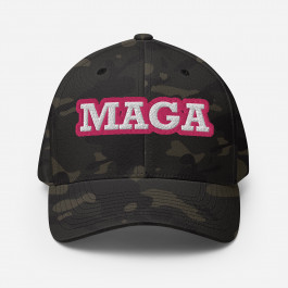 MAGA front TRUMP on Back Structured Twill Cap