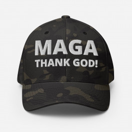MAGA Thank GOD - Structured Twill Cap