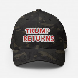 TRUMP RETURNS FALL of 2022 - The Eagle Has Landed Structured Twill Cap