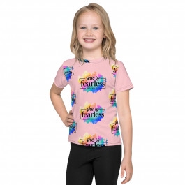 SHE IS FEARLESS - Kids crew neck t-shirt