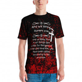 AND WE KNOW All Over Red Color T-shirt