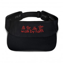 American Christian Visor Red Embroidered