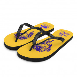 American Christian Flip-Flops Yellow
