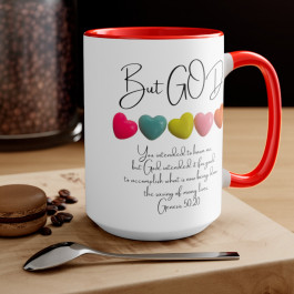 but GOD Two-Tone Coffee Mugs, 15oz