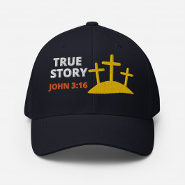 TRUE STORY John 3:16 Structured Twill Cap